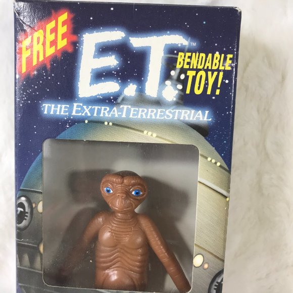 Vintage E.T. bendable figure toy 2002 Kraft macaroni & cheese collectible - Picture 3 of 6